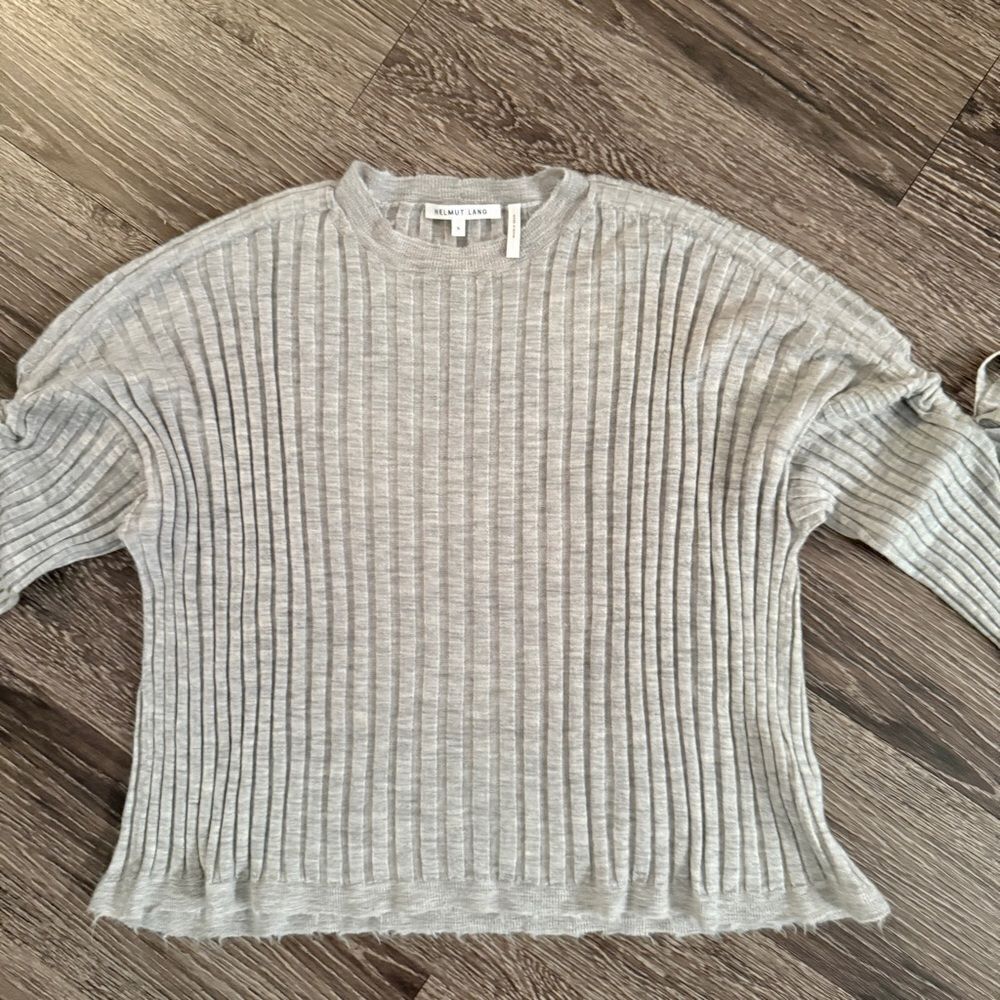 Helmut Lang Ribbed Cashmere Top - Picture 3 of 9